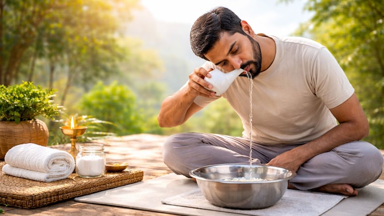खुल जाएगी धूल, मिट्टी और प्रदूषण से बंद पड़ी नाक, आयुष मंत्रालय ने बताए जलनेति क्रिया के बड़े फायदे