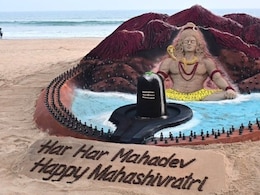 Sand Art: 17,000 रुद्राक्ष, 500 शिवलिंग! वाळूत अवतरले अद्भुत महादेव; पाहा मनमोहक VIDEO