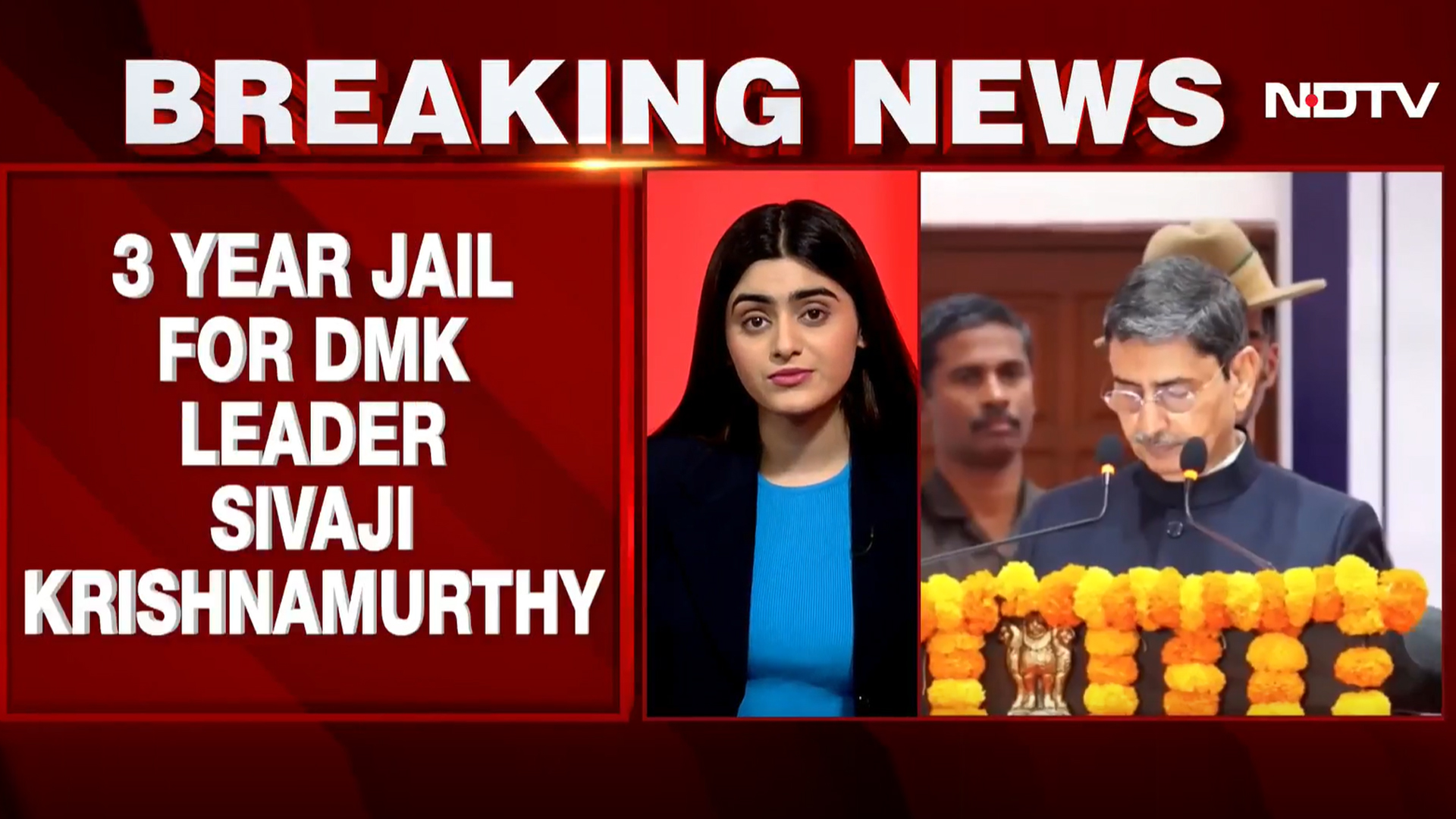 3 Years In Jail for DMK Leader Over Remarks On Governor