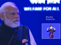 पीएम मोदी बोल रहे थे उधर एआई से साइन लैंग्वेज में हो रहा था लाइव ट्रांसलेशन