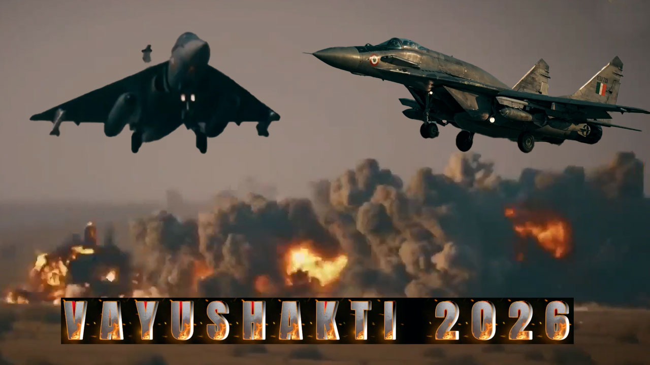 IAF To Showcase Major Air Power Flex Near Pak Border At 'Vayushakti 2026'