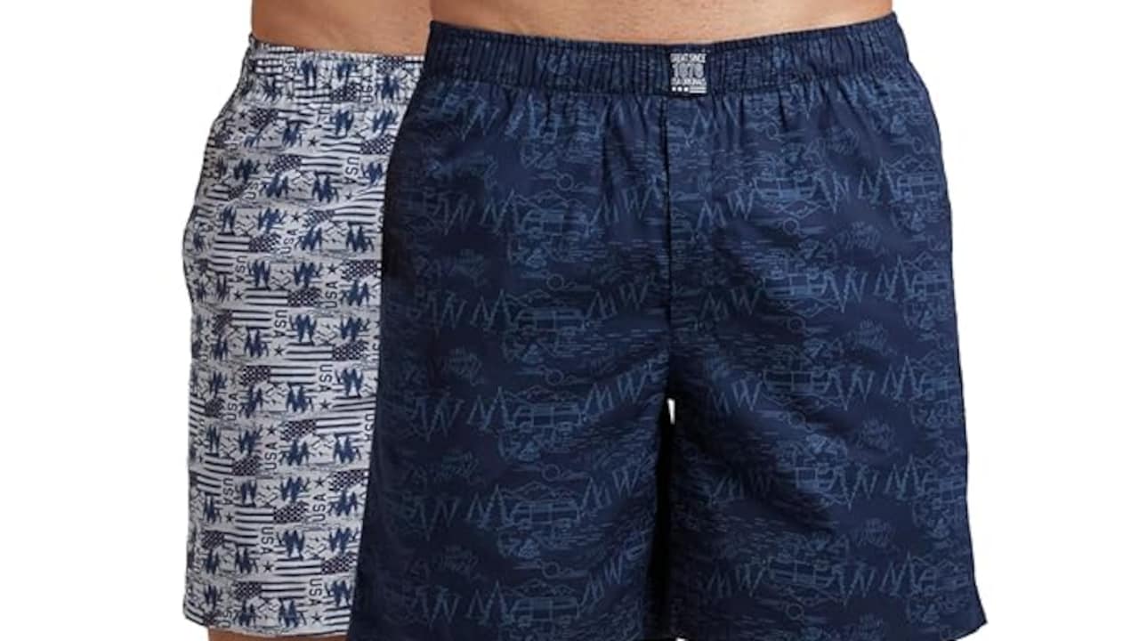 Best Cotton Boxers for Men Under ₹1,000 Featuring Soft Fabric and Comfortable Elastic Waistband.