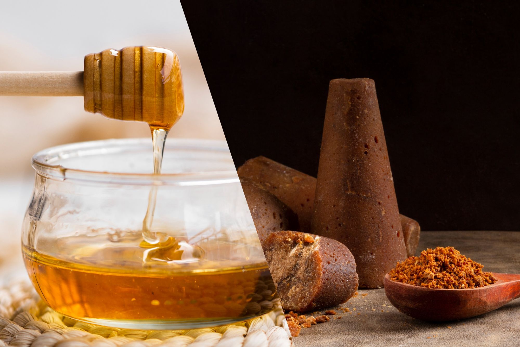 Honey and jaggery are both natural sweeteners that can impact your liver