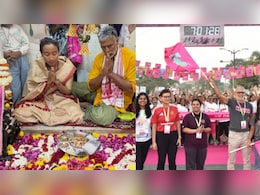Empty-Stomach Milind Soman, Ankita Konwar Hosted Pinkathon Across Cities On Shivratri: "Shiva Is In Discipline"