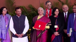 Ahead Of Budget 2026: Nirmala Sitharaman Poses With Budget Tablet