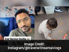 Watch: Man Makes Son Pick Up Chips He Scattered On Train Floor, Internet Praises Parenting Style