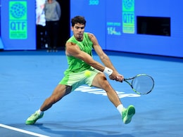 Carlos Alcaraz Battles Into Second Round Of Qatar Open