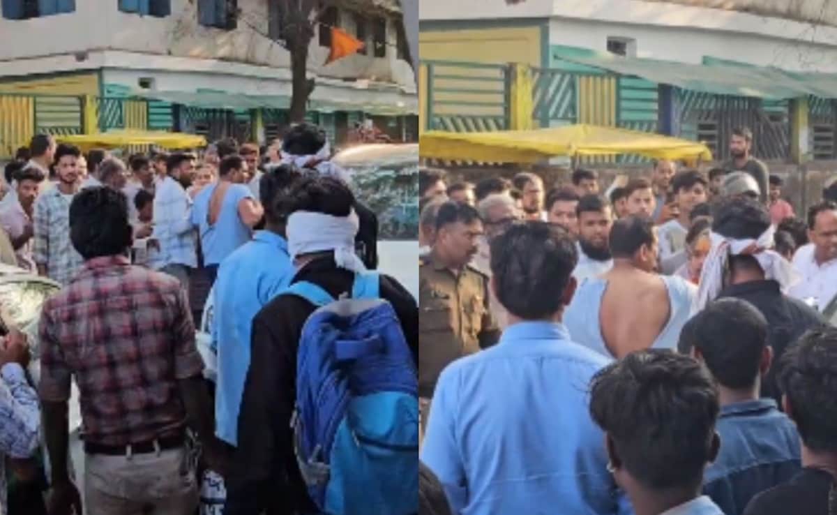 भोपाल में RSS-VHP से जुड़ी साध्वी रंजना के साथ बदसलूकी, कार में तोड़; हिंदू संगठनों के कार्यकर्ताओं का प्रदर्शन