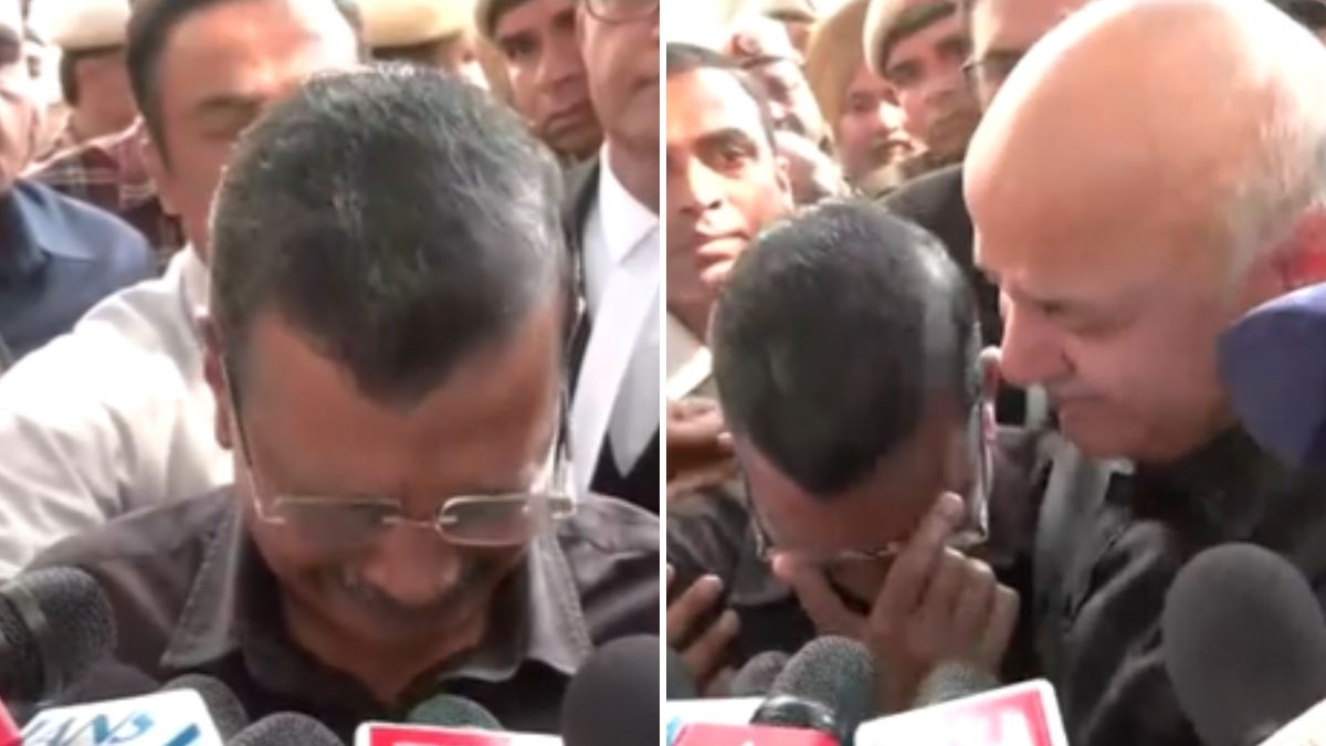 Arvind Kejriwal Breaks Down After Court Relief, Manish Sisodia Consoles Him