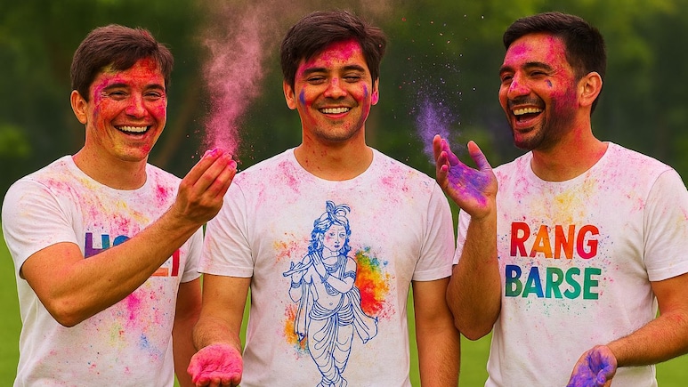 Men's Holi T‑Shirts: होली पर रंगों की धूम में पहनें ये स्टाइलिश और कम कीमत वाली टी‑शर्ट, क्वालिटी में भी बेस्ट