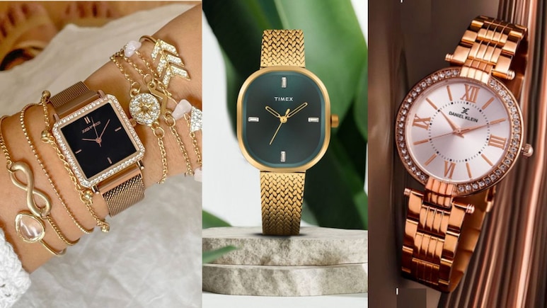 Women Watch Under ₹1000: स्टाइलिश और ड्यूरेबल वीमेन घड़ियों पर बेस्ट डील्स, अब कम कीमत में पाएं प्रीमियम लुक