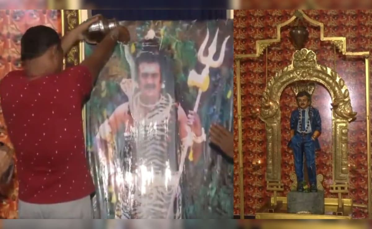 थलाइवा पर चढ़ा दूध, मदुरै में फैन की अनोखी इबादत चर्चा में...फैन ने घर में बनाया मंदिर