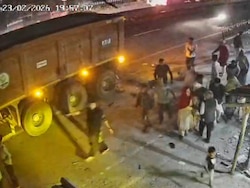 On Camera, Elderly Man Flung Into Air After High-Speed Collision In UP