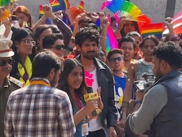 Kartik Aaryan Attends Pride Parade In Delhi. The Internet Asks, "What Is Happening?"