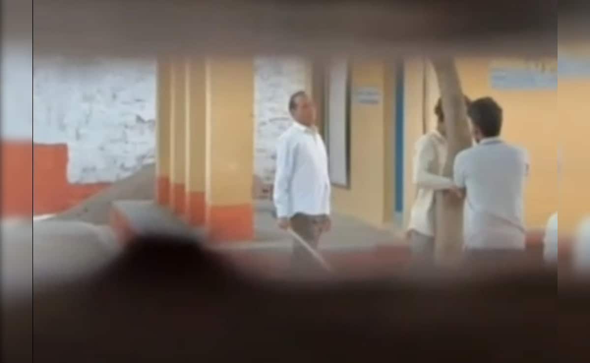 Video Shows Prisoner Tied To Tree, Thrashed By Cop In Madhya Pradesh