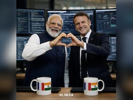 दिल का रिश्ता... फ्रांस के राष्ट्रपति ने PM मोदी संग शेयर की AI से बनी अनोखी तस्वीर