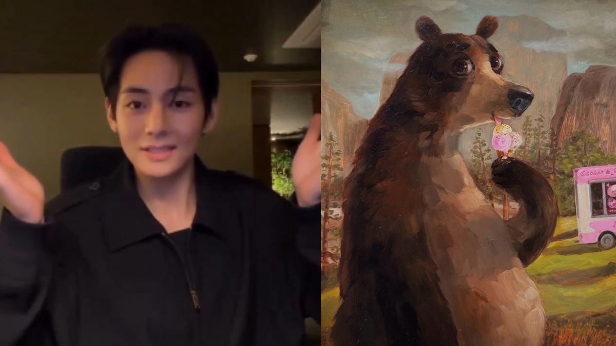 British Artist Is "Happy To See" Her Rs 7,900 Painting In BTS Member V's New Home In Seoul