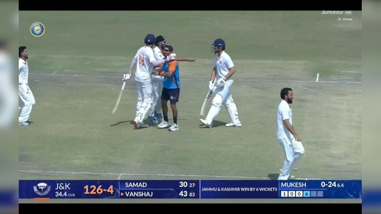 रणजी ट्रॉफी : जम्मू-कश्मीर पहली बार पहुंचा फाइनल में, अब कर्नाटक से होगा मुकाबला