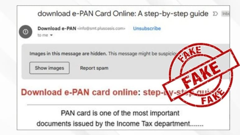 आपको भी आया है e-PAN कार्ड डाउनलोड करने का मेल? कोई भी लिंक क्लिक करने से पहले पढ़ लें यह खबर, PIB ने बताई सच्चाई