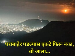 Satara News: साताऱ्याची सकाळ धडकी भरवणारी, स्थानिकांसह पर्यटकांमध्ये थरथराट, अंगावर काटा आणणारा व्हिडीओ समोर