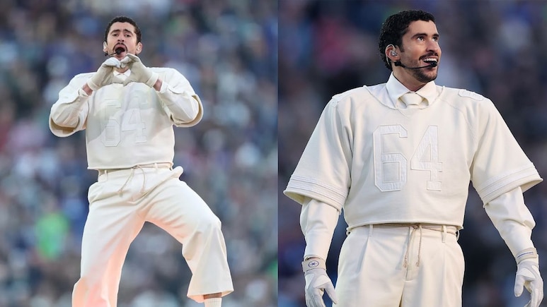 Why Bad Bunny's Super Bowl Look Had The Number 64