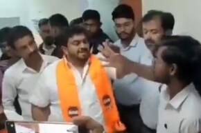 Nashik News : मराठी बोलण्यास शिक्षकाचा विरोध, मनसे कार्यकर्त्यांनी क्लासमध्ये केला राडा, पाहा काय घडले, VIDEO