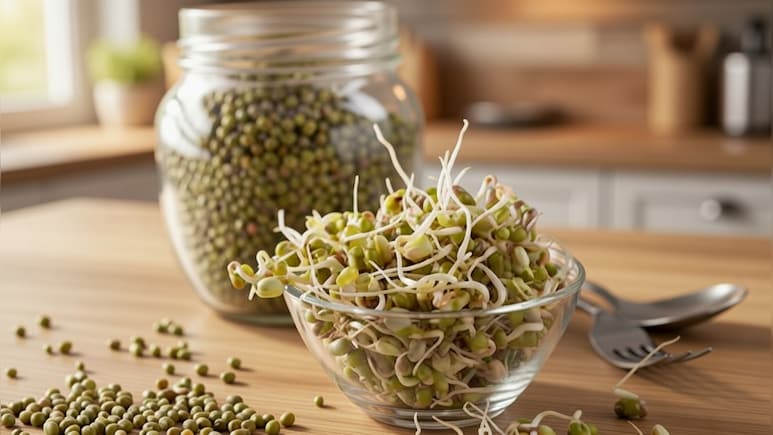 इम्युनिटी बूस्ट से लेकर दिल की सेहत तक, मूंग दाल स्प्राउट्स के कमाल के फायदे