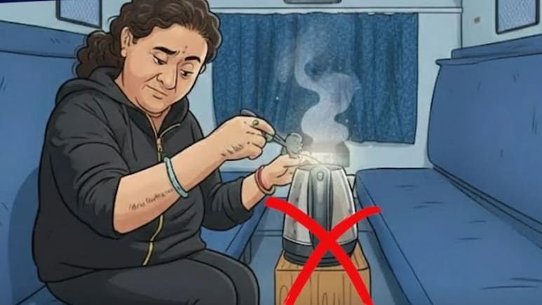 ट्रेन में इलेक्ट्रिक चूल्हा और हीटर इस्तेमाल करने पर कितने साल की होगी सजा, जानिए क्या कहता है नियम