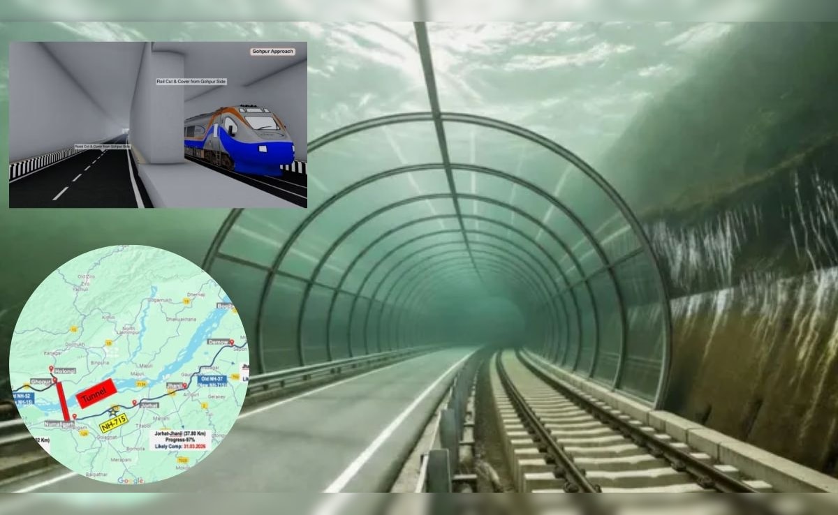 भारत की पहली अंडरवाटर ट्विन ट्यूब रोड-रेल टनल को मंजूरी, चीन की बढ़ेगी टेंशन, जानिए नॉर्थईस्ट कनेक्टिविटी को कैसे बदल सकता है ये प्रोजेक्ट