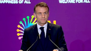 French President Macron Hails India's Digital Revolution At AI Summit 2026