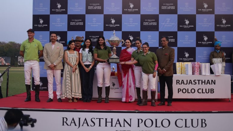 जयपुर में लेडीज पोलो कप 2026: टीम पीडीकेएफ यूएसपीए ग्रीन ने 5-3 से जीता खिताब