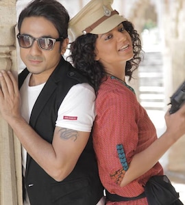 ‘রিভলবার রানি’ ছবিতে বীর দাস ও কঙ্গনা।