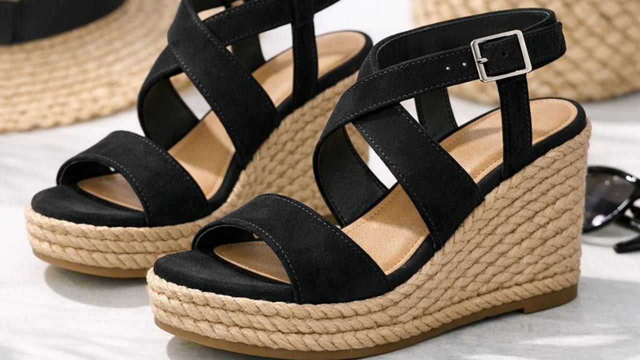 5 Stylish Wedge Sandals That Pair Perfectly With Dresses And Long Trousers