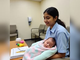 10 दिन के बच्चे को गोद में लेकर 12वीं का एग्जाम देने पहुंची छात्रा, सेंटर पर बनाया गया मदर-फ्रेंडली रूम