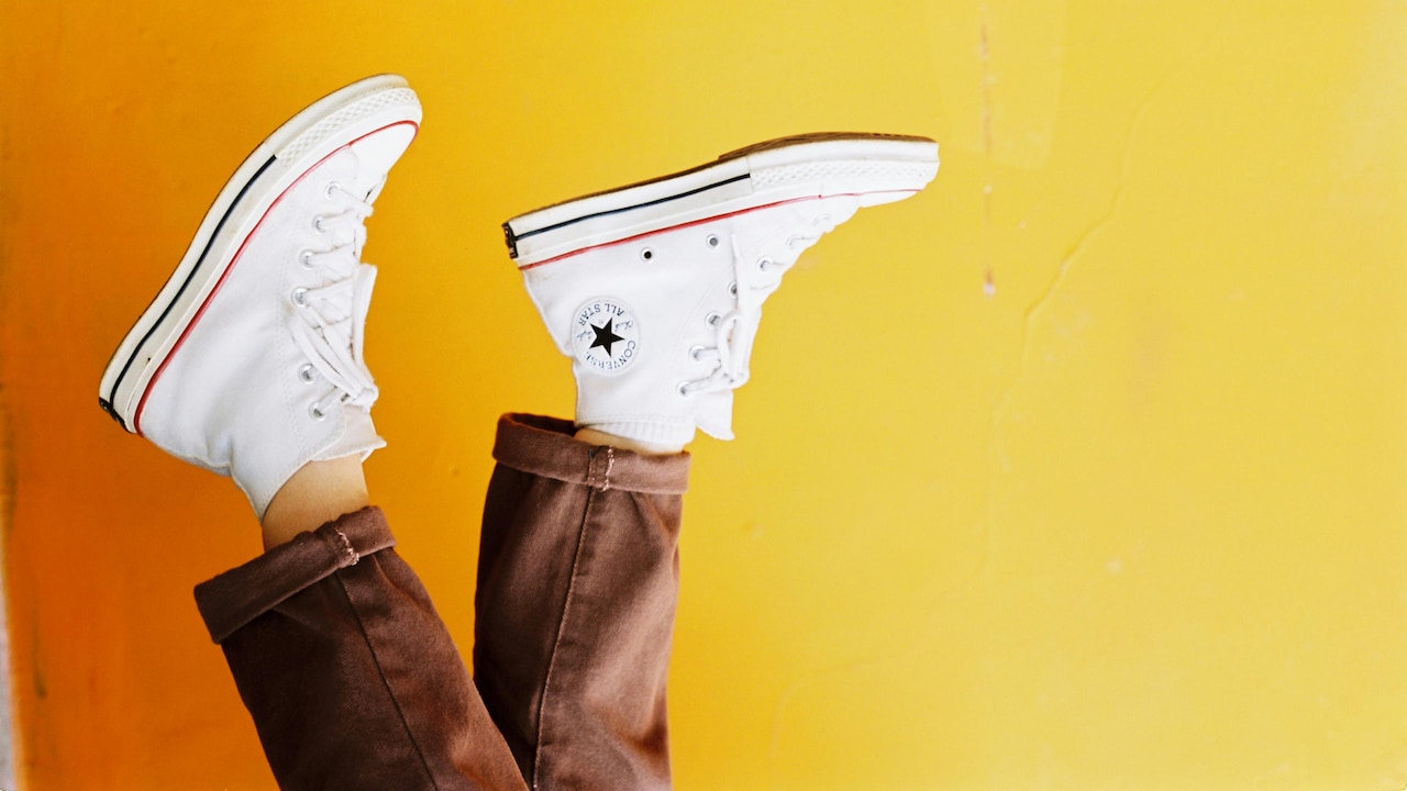 Build a versatile footwear collection with these white sneakers