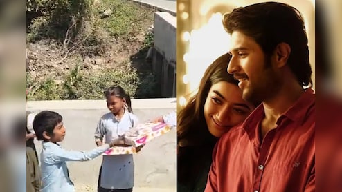 आज शादी के बंधन में बंधेंगे रश्मिका और विजय, होटल के बाहर बच्चों को बांटी गई मिठाईयां