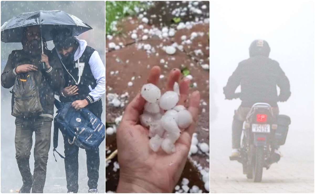 बारिश, ओले, कोहरा, बिजली गिरना- आज मुंबई, यूपी, बिहार से दिल्&zwj;ली तक संभल कर चलना