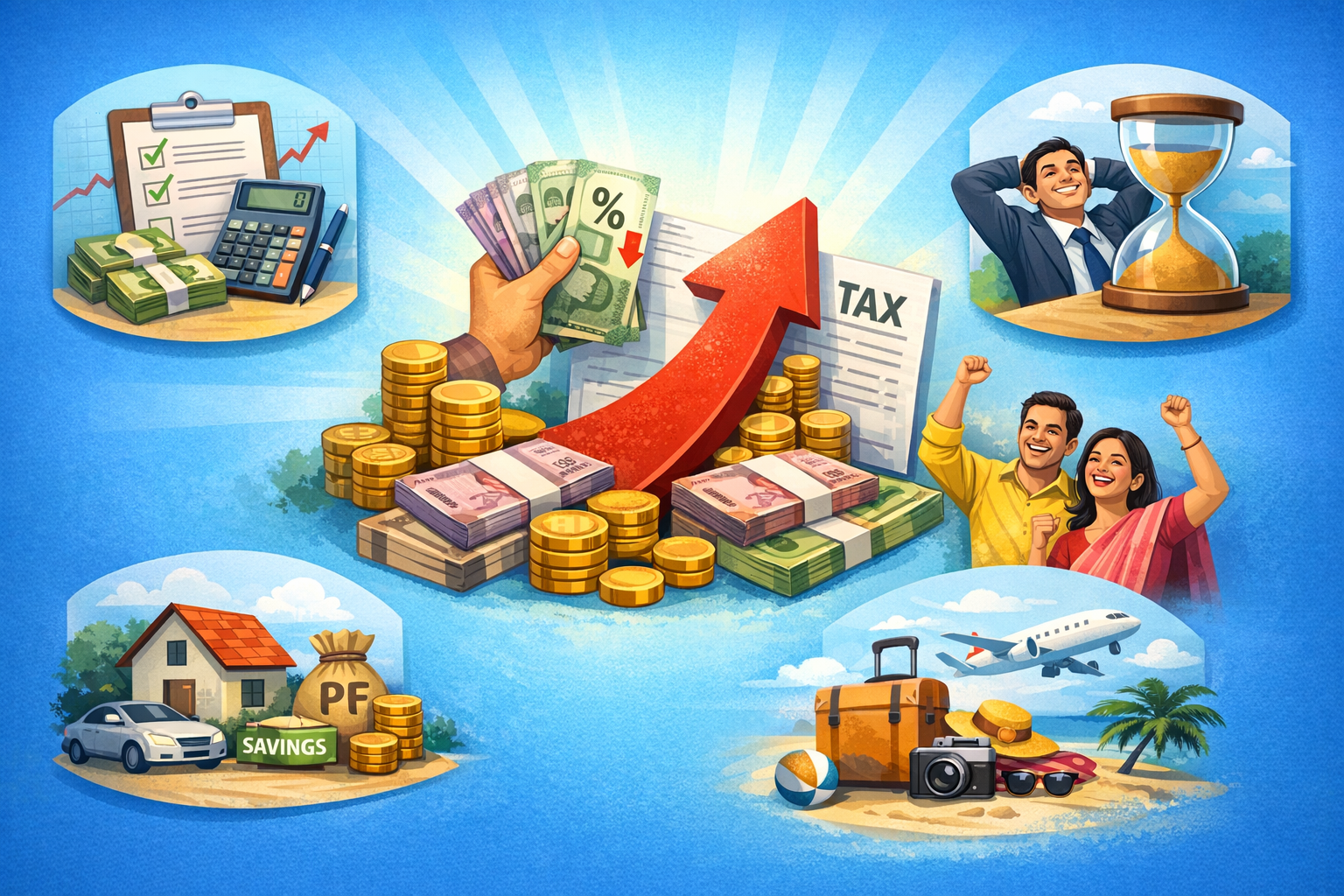 12 लाख तक टैक्स फ्री इनकम के साथ नई रिजीम के ये 5 फायदे कमाल के हैं