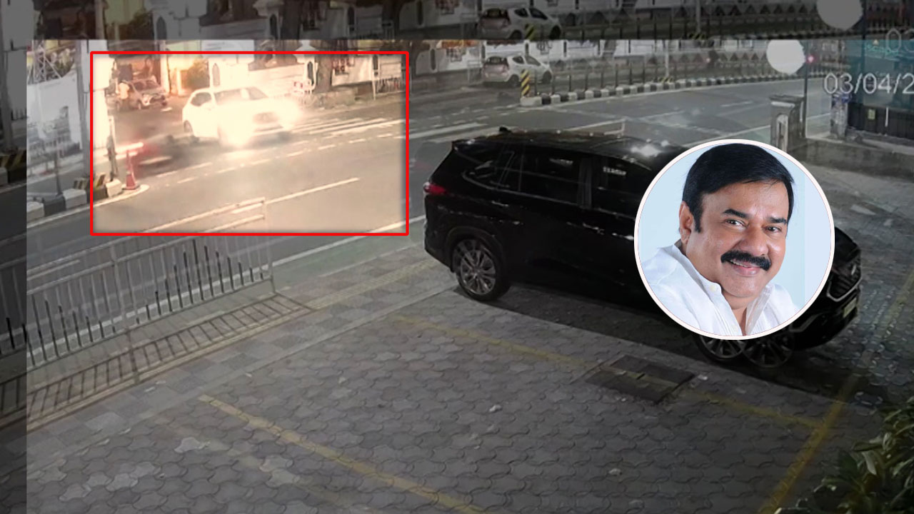 CCTV Shows Malayalam Actor Driving Away After Biker Falls In Crash
