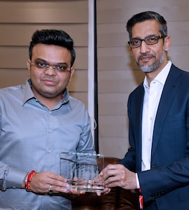 Jay Shah Hosts Google CEO Sundar Pichai In Ahmedabad During India vs South Africa T20 World Cup Clash