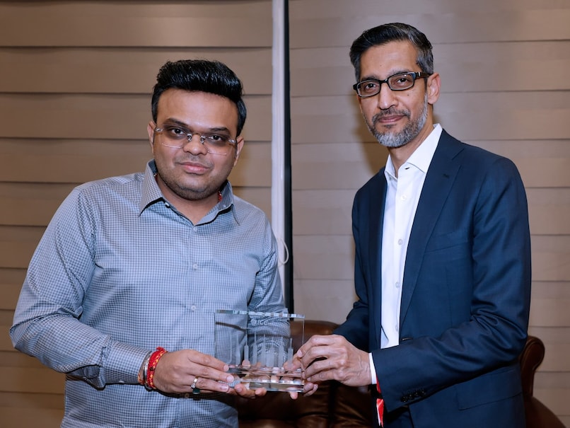 Jay Shah Hosts Google CEO Sundar Pichai In Ahmedabad During India vs South Africa T20 World Cup Clash