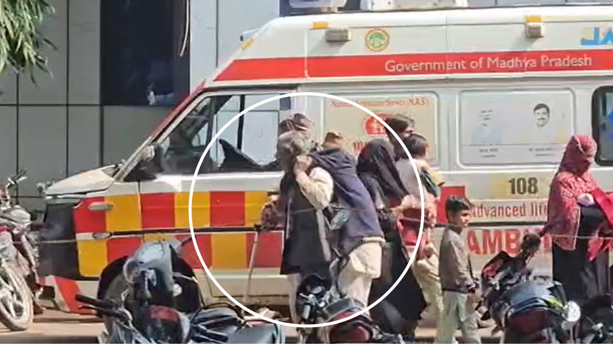No Help From Ward Boys, Man Carries Father On Shoulder In Madhya Pradesh