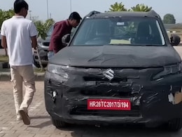 2026 Maruti Suzuki Brezza Spotted Testing; Interior Pics Reveal 6-Speed Manual Gearbox