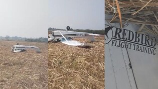 कर्नाटक के विजयपुरा में ट्रेनी विमान क्रैश,बाल-बाल बचे दोनों पायलट, क्या थी वजह?