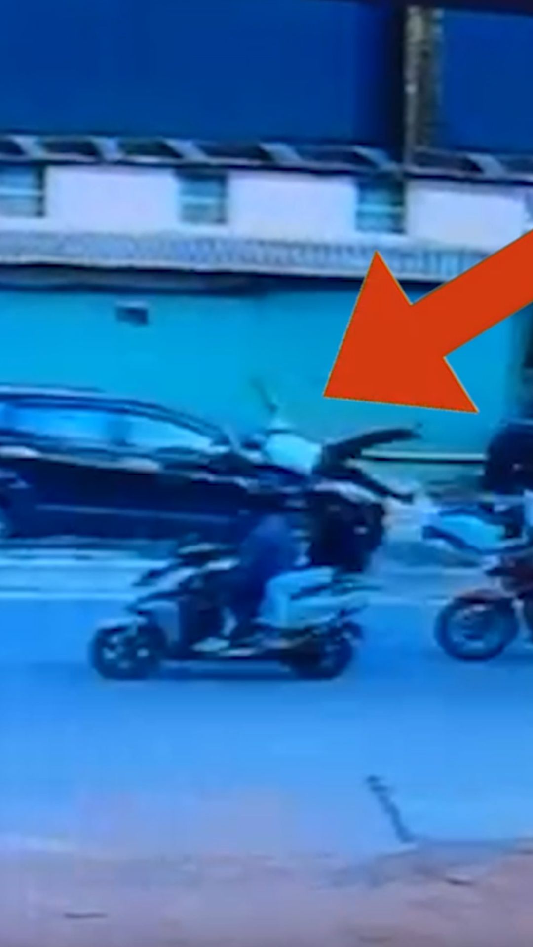 Shocking CCTV Video: Speeding Innova Rams Scooter, Triggers Chain Crash
