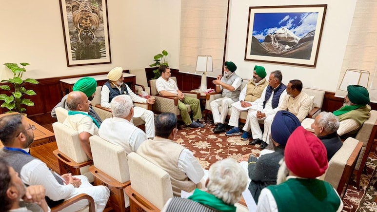 किसान आंदोलन... अमेरिका से ट्रेड डील पर तनातनी, किसान नेताओं से मिले राहुल गांधी