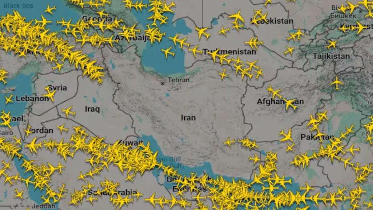 इजरायल के हमलों के बाद ईरान ने बंद किया एयरस्पेस, कई उड़ानों ने बदला रास्ता