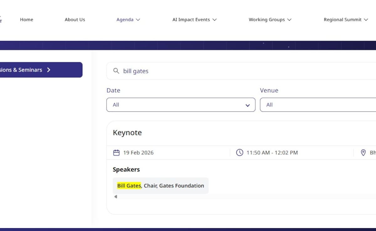 bill gates name keynote speaker india ai summit bill gates name keynote speaker india ai summit