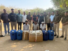 जालोर में गुप्त MD लैब का भंडाफोड़, 4.910 किलो मेफेड्रोन बरामद; तीन तस्कर गिरफ्तार