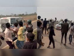 Stones Thrown In Madhya Pradesh's Dhar As Villagers Protest Survey For Quarry